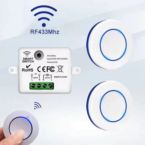 Ricevitore relè 433mhz 10a - relè, rf